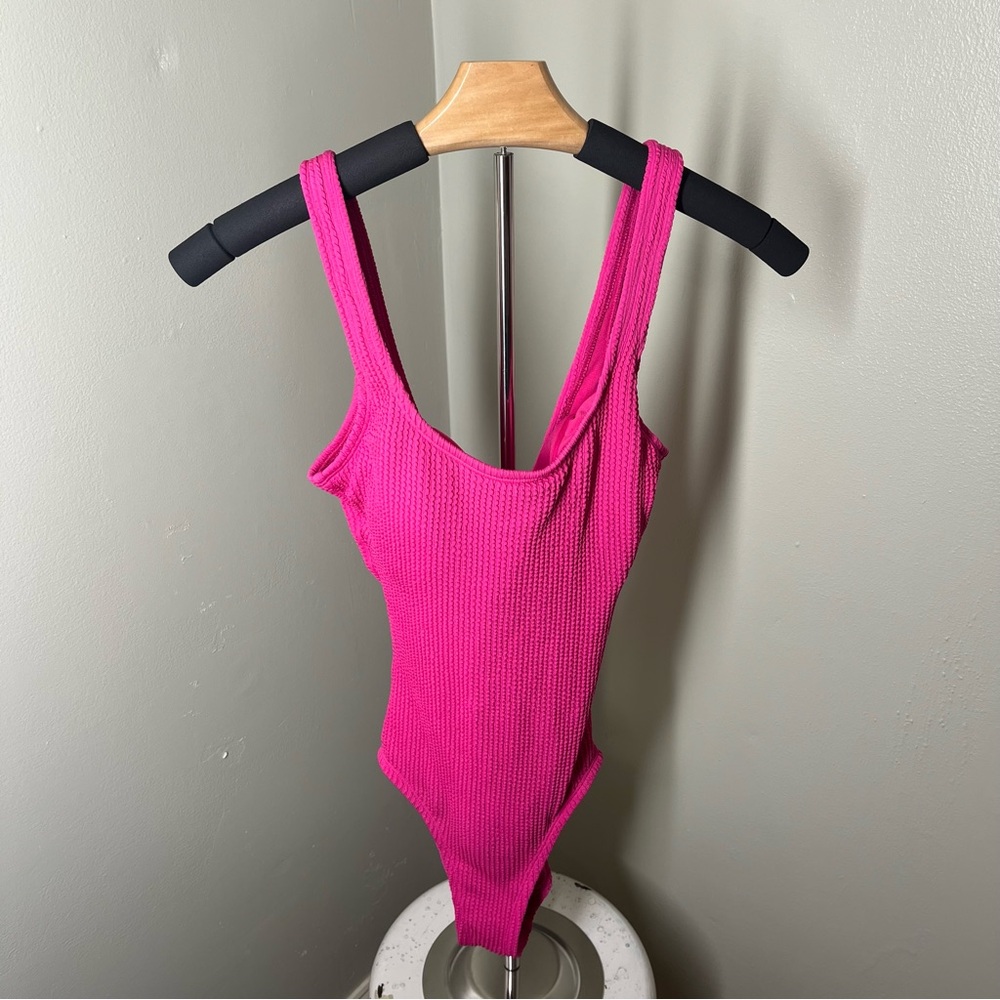 Hot Pink One Piece Swimsuit